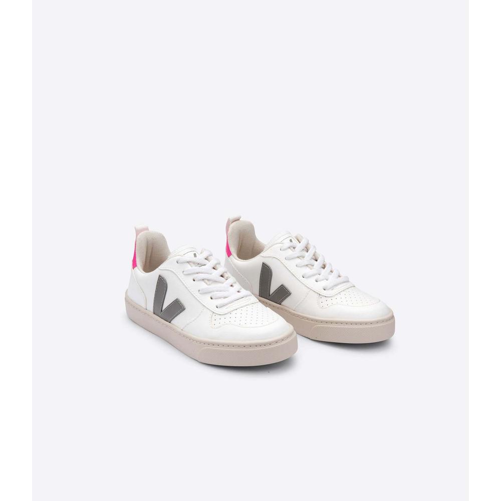 Veja V-10 CWL Schoenen Kinderen White/Grey | NL 784OKI